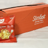 SlimFast Protein Crisps Sea Salt – Low-Calorie Healthy Snack (94 Calories, 7.4g Protein) – High-Protein Popped Soy & Potato Chips for Weight Loss – 12 x 23g Multipack