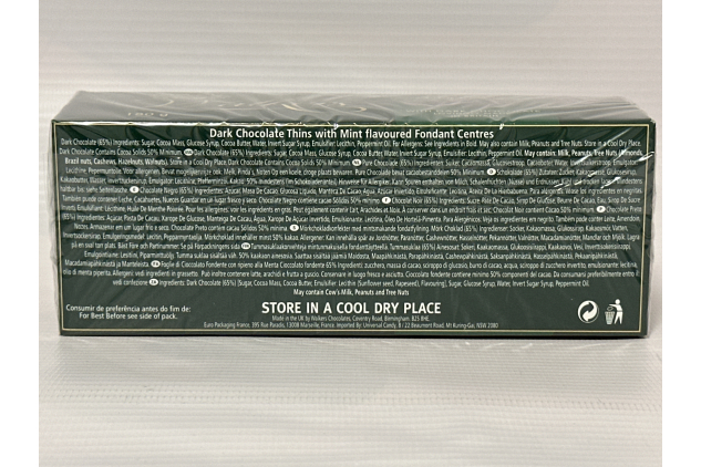 Walkers Mint Thins Dark Chocolate 180g – Fine After Dinner Mints Similar to After Eights