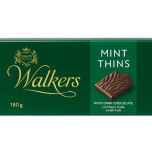 Walkers Mint Thins – 24 x 180g | Dark Chocolate After Dinner Mints Bulk | Similar to After Eights