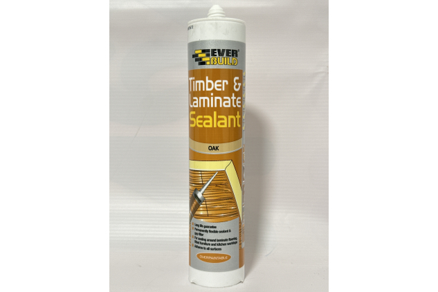 Everbuild Timber and Laminate Sealant – Permanently Flexible – Sealant and Gap Filler – Solvent Free – Oak – 290ml | MISSING ATTACHMENT