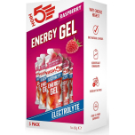 HIGH5 Energy Gels with Electrolytes - Quick Release Sports Gels for Peak Performance - Natural Fruit Juice & Caffeine-Free - Energy Boost for Running, Cycling, Endurance (Raspberry, 5 x 60g)