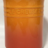 Le Creuset Stoneware Small Utensil Jar, 1.1 Litres, Volcanic, DAMAGED CHIPPED