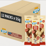 Good Boy Small Chewy Braids for Dogs – Chicken Flavour – 55g Each – Case of 12