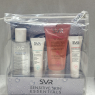 SVR Sensitive Skin Essentials Skin Care Travel Kit Cleanser Moisturiser Soothing Cream Set With Travel Pouch