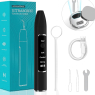 Teeth Cleaning, 3 Modes Teeth Stain Eraser Teeth Polishing Cleaning Kit Cleaning Eraser, 3 Heads - Black