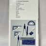 STAEDTLER 557 10 Noris Maths Set with Storage Tin (10 Pieces including Compass, Ruler, Protractor and Set Squares)