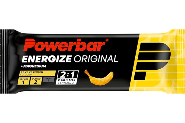 Power Bar Energize Original Banana Punch 12 X 55g - High Carb Energy Bar + C2MAX Magnesium and Sodium