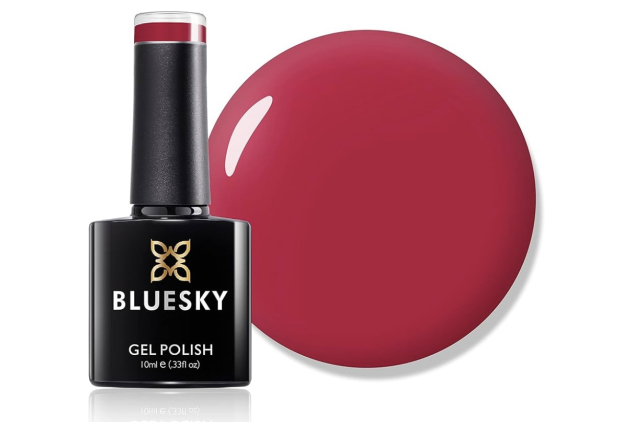 Bluesky Gel Nail Polish Pastel Red A119 Dark Lipstick, Red,Long Lasting, Chip Resistant 10 ml