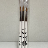 Nail Art Brushes Set 3 Pieces Professional Nail Tools
