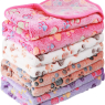 4 Pcs Pet Liner Blanket Dog Puppy Blanket Paw Print Fleece Blanket for Small Medium Pet Dog Cat Warm Soft Sleep Mat Guinea Pig Cage Liners Blanket(White, Coffee, Pink, Purple, Small)