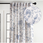 Maison d' Hermine Tailored Curtain 100% Cotton One Panel 50