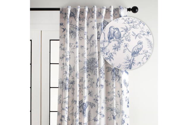 Maison d' Hermine Tailored Curtain 100% Cotton One Panel 50