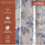 Maison d' Hermine Tailored Curtain 100% Cotton One Panel 50