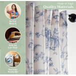 Maison d' Hermine Tailored Curtain 100% Cotton One Panel 50