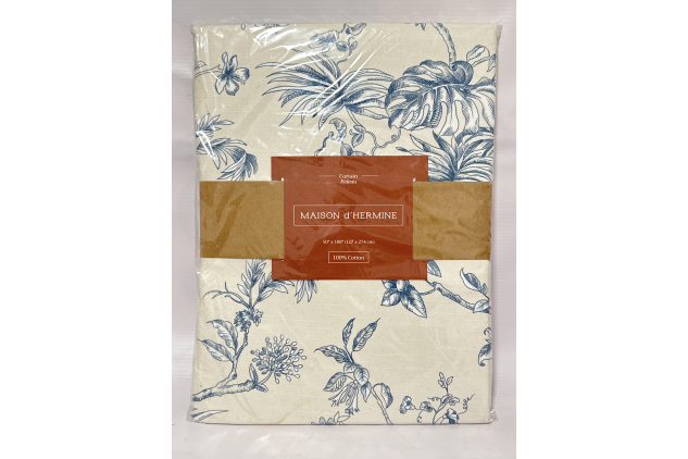 Maison d' Hermine Tailored Curtain 100% Cotton One Panel 50
