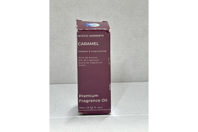 Mystic Moments Caramel Fragrance Oil - 10ml - Perfect for Soaps, Candles, Bath Bombs, Oil Burners Diffusers and Skin & Hair Care Items