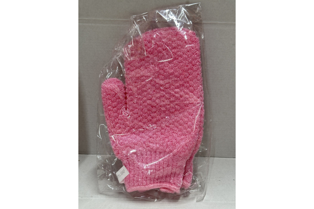 Exfoliating Mitt Shower Body Scrubbing Pink