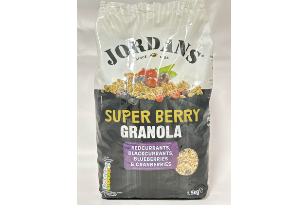 Jordans Super Berry Granola 6kg Bulk (4 x 1.5kg) with Blueberries, Cranberries & More