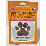 Pet Munchies Wild Salmon Dog Training Treats – 50g (Pack of 8) Grain-Free, Natural, Real Meat Training Bites