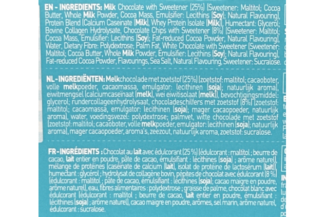 Choc Chip Salted Caramel Flavour Protein Bars | Low Sugar, High Protein | 24 x 60g | Grenade