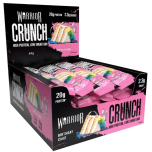 Warrior Crunch Protein Bars – Birthday Cake Flavour – 20g Protein, Low Sugar – 12 x 64g