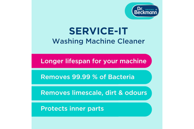 Dr. Beckmann Washing Machine Cleaner – 250ml, Deep Clean & Limescale Remover