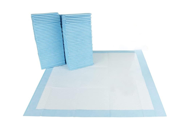 Pet Puppy Training Pads 56x56cm – Pack of 50 | 5-Layer Super Absorbent Dog Pee Pads | DAMAGED PACKAGING