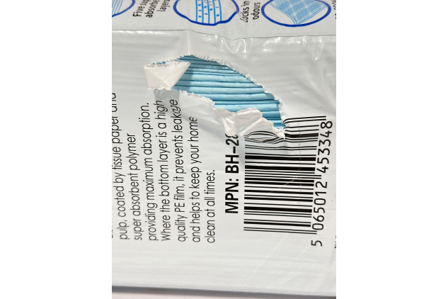 Pet Puppy Training Pads 56x56cm – Pack of 50 | 5-Layer Super Absorbent Dog Pee Pads | DAMAGED PACKAGING