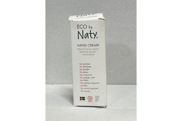 Eco by Naty Hand Cream 100% Plant-Derived Ingredients with 0% Perfume 50ml