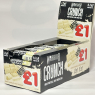 Warrior Crunch Mini Protein Bars 24 x 32g – White Chocolate | 9g+ Protein, Low Sugar Snack