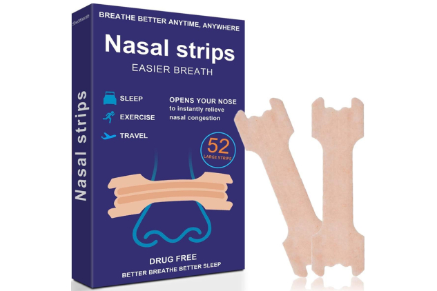 Nasal Strips Anti-Snoring 52 Pack | Snore Relief & Nasal Congestion Aid for Better Sleep