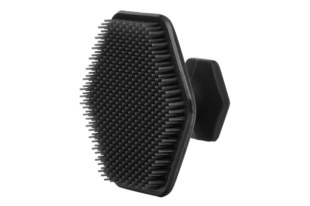 Silicone Face & Body Scrubber – Black | Manual Cleansing & Exfoliating Brush for Women