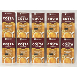 Costa Coffee Signature Blend Espresso Pods – 100 Aluminium Capsules (10 x 10 Packs) | Nespresso Compatible | Medium Roast