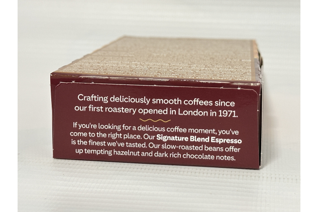 Costa Coffee Signature Blend Espresso Pods – 100 Aluminium Capsules (10 x 10 Packs) | Nespresso Compatible | Medium Roast