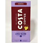 Costa Coffee Ristretto Pods – 100 Aluminium Capsules (10 x 10 Packs) | Intensity 11 | Nespresso Compatible | Medium Roast