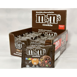 M&M’s Double Chocolate Cookies 50g – Box of 20 | Individually Wrapped Snack Cookie