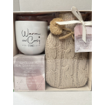 Hot Water Bottle Gift Set With Mug & Hot Chocolate Mug Set
