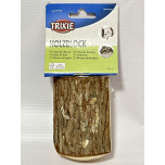 Trixie Natural Wooden Block – 10 × 7 cm | Small Animal Toy for Hamsters, Gerbils & Mice