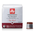 illy Coffee iperEspresso Capsules illy Coffee Pods Intenso Dark Roast 18 Capsules