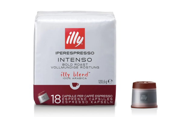 illy Coffee iperEspresso Capsules illy Coffee Pods Intenso Dark Roast 18 Capsules