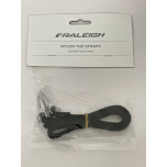 Raleigh Nylon Toe Straps – Black Pair | Pedal Accessory for Bikes
