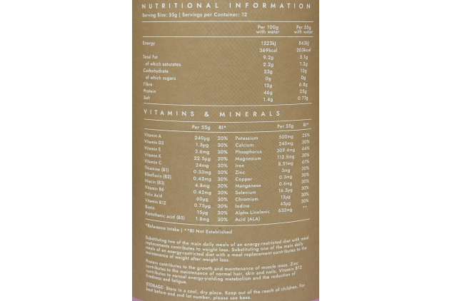 TrimBella Chocolate Meal Replacement Shake 6 x 660g | 72 Servings | High Protein & Vegan