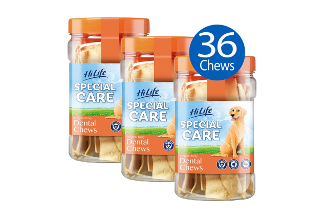 Hi Life Special Care Daily Dental Chews for Dogs – 36 Chews – Oral Health – Tartar & Breath Care