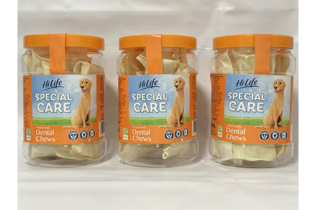 Hi Life Special Care Daily Dental Chews for Dogs – 36 Chews – Oral Health – Tartar & Breath Care