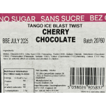 Tango Ice Blast Twist Cherry Chocolate Post-Mix Syrup 10L | Sugar Free Formula