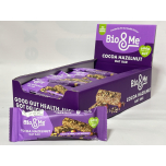 Bio & Me Gut-Loving Cocoa Hazelnut Oat Bars – 18 × 38g – High Fibre Vegan Snack – Good for Your Gut, No Added Sugar