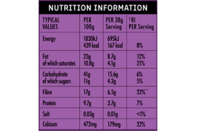 Bio & Me Gut-Loving Cocoa Hazelnut Oat Bars – 18 × 38g – High Fibre Vegan Snack – Good for Your Gut, No Added Sugar