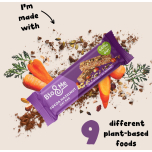 Bio & Me Gut-Loving Cocoa Hazelnut Oat Bars – 18 × 38g – High Fibre Vegan Snack – Good for Your Gut, No Added Sugar