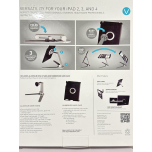 Ergotech VersaStand iPad Desk Stand – Folding Aluminum, 360° Rotation | For iPAD 2,3,4