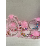 Girl Bracelet Girls Jewellery Bead Bracelets Set Party Favor as Birthday Gift for Kids and Little Girls 6 Pieces